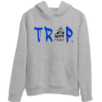 12s Blueberry shirts to match jordans Trap House sneaker match tees Air Jordan 12 White Game Royal match shoes to clothes SNRT Sneaker Tees unisex cotton Heather Grey 2 shirts
