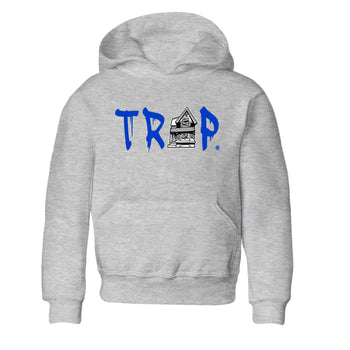 12s Blueberry shirts to match jordans Trap House sneaker match tees Air Jordan 12 White Game Royal match shoes to clothes SNRT Sneaker Tees Youth Baby Heather Grey 2 tee