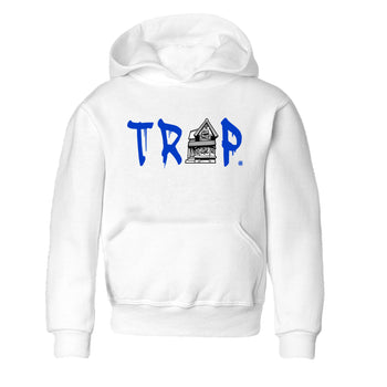 12s Blueberry shirts to match jordans Trap House sneaker match tees Air Jordan 12 White Game Royal match shoes to clothes SNRT Sneaker Tees Youth Baby White 2 tee