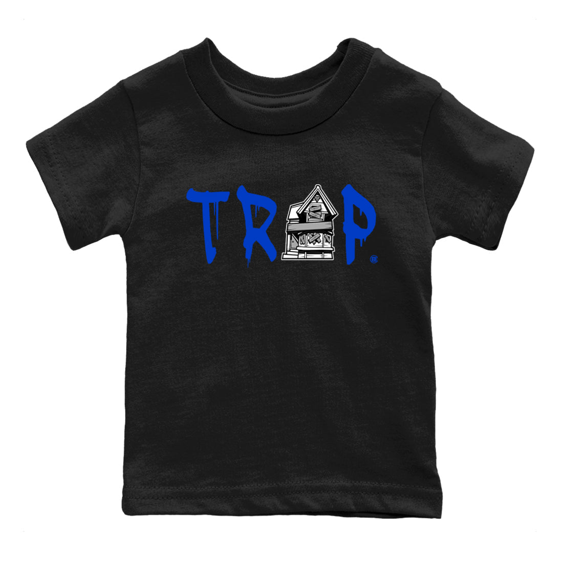 12s Blueberry shirts to match jordans Trap House sneaker match tees Air Jordan 12 White Game Royal match shoes to clothes SNRT Sneaker Tees Youth Baby Black 2 tee