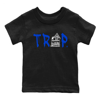 12s Blueberry shirts to match jordans Trap House sneaker match tees Air Jordan 12 White Game Royal match shoes to clothes SNRT Sneaker Tees Youth Baby Black 2 tee