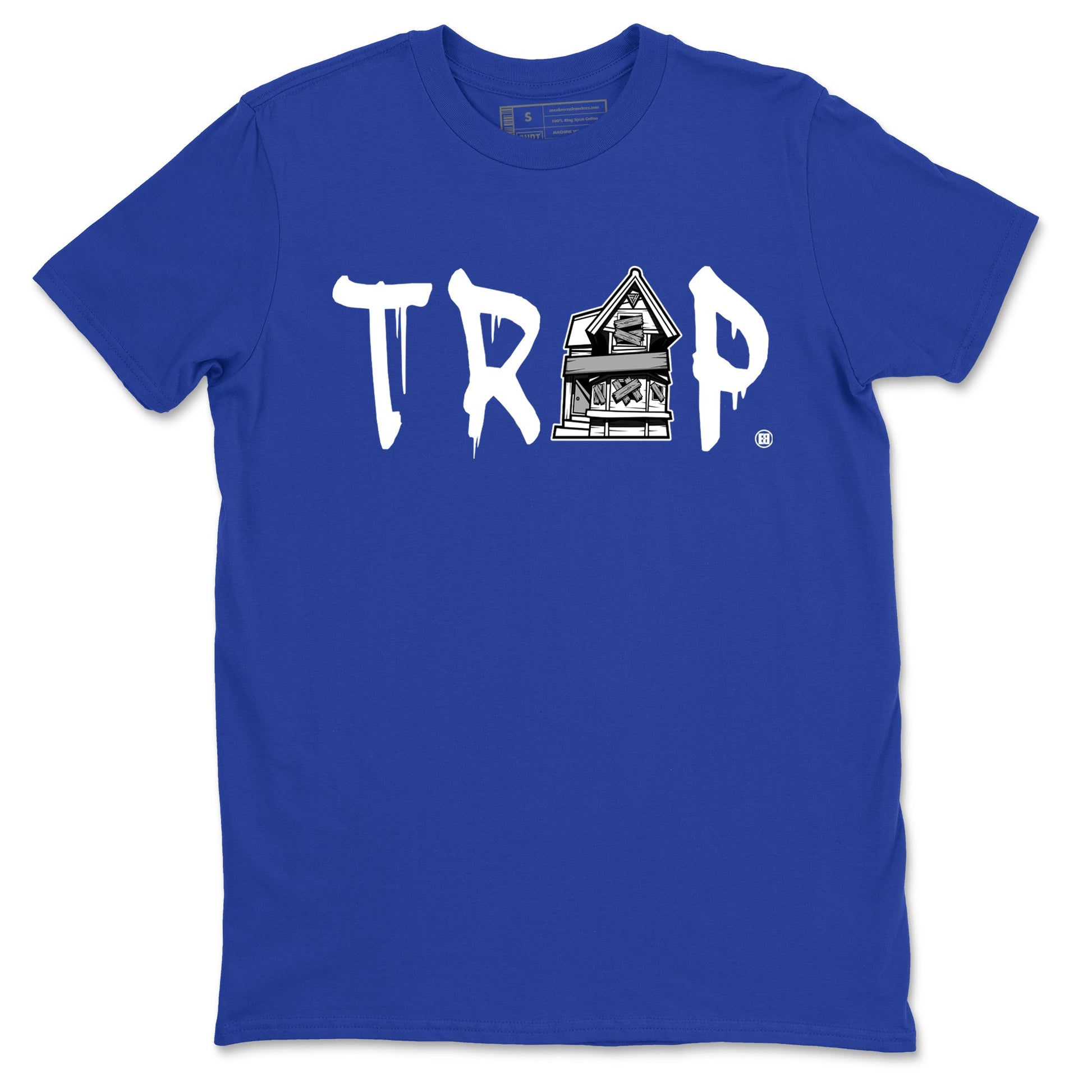 12s Blueberry shirts to match jordans Trap House sneaker match tees Air Jordan 12 White Game Royal match shoes to clothes SNRT Sneaker Tees unisex cotton Royal Blue 2 shirts
