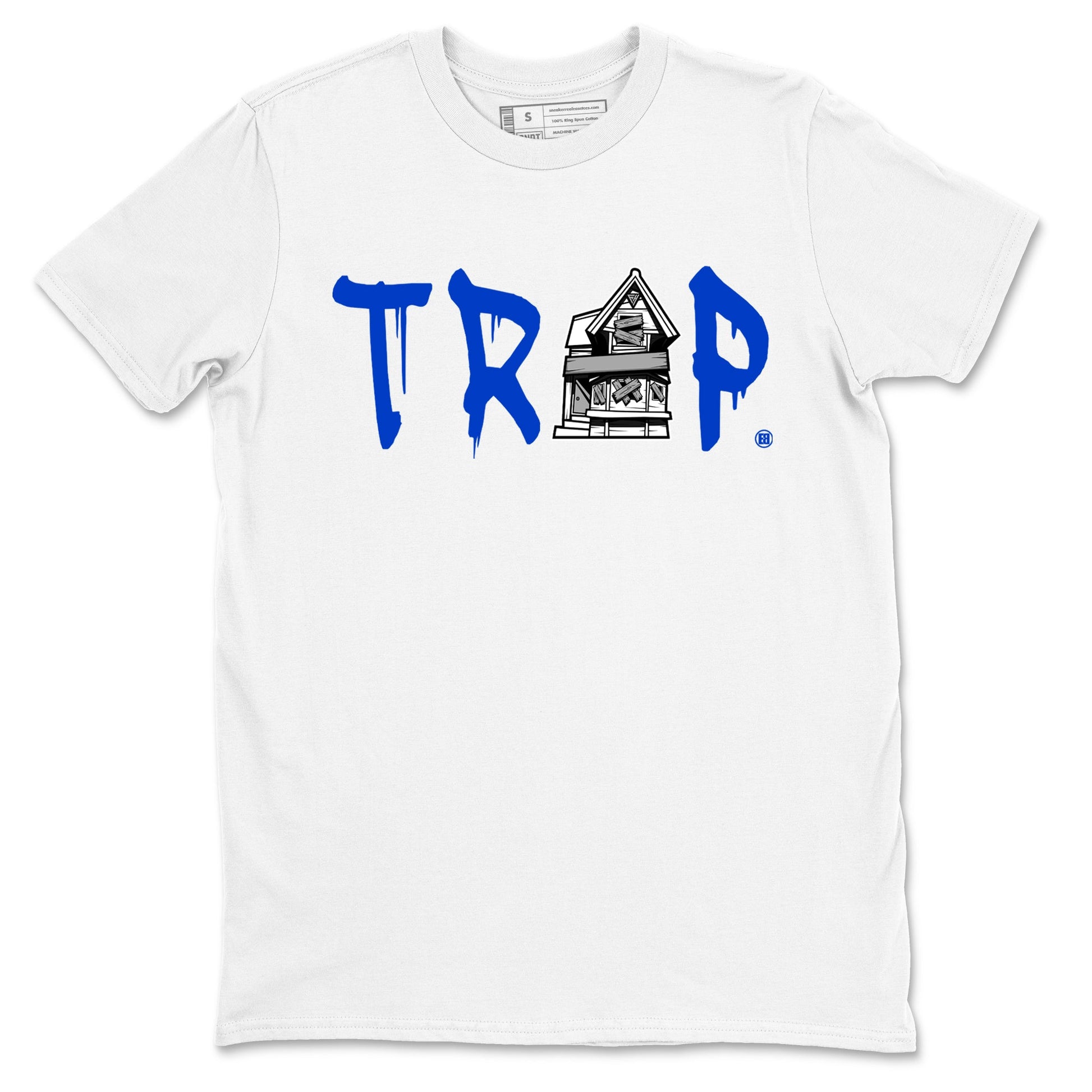 12s Blueberry shirts to match jordans Trap House sneaker match tees Air Jordan 12 White Game Royal match shoes to clothes SNRT Sneaker Tees unisex cotton White 2 shirts