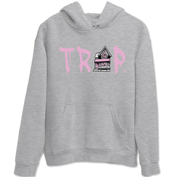 4s Retro Orchid shirts to match jordans Trap House sneaker match tees Air Jordan 4 WMNS Orchid match shoes to clothes SNRT Sneaker Tees unisex cotton Heather Grey 2 shirts