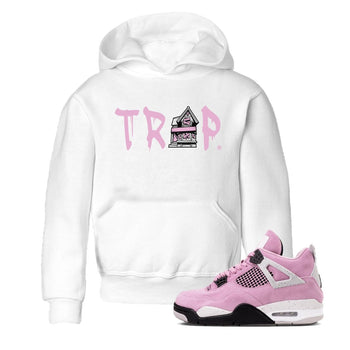 4s Retro Orchid shirts to match jordans Trap House sneaker match tees Air Jordan 4 WMNS Orchid match shoes to clothes SNRT Sneaker Tees Youth Baby White 1 tee