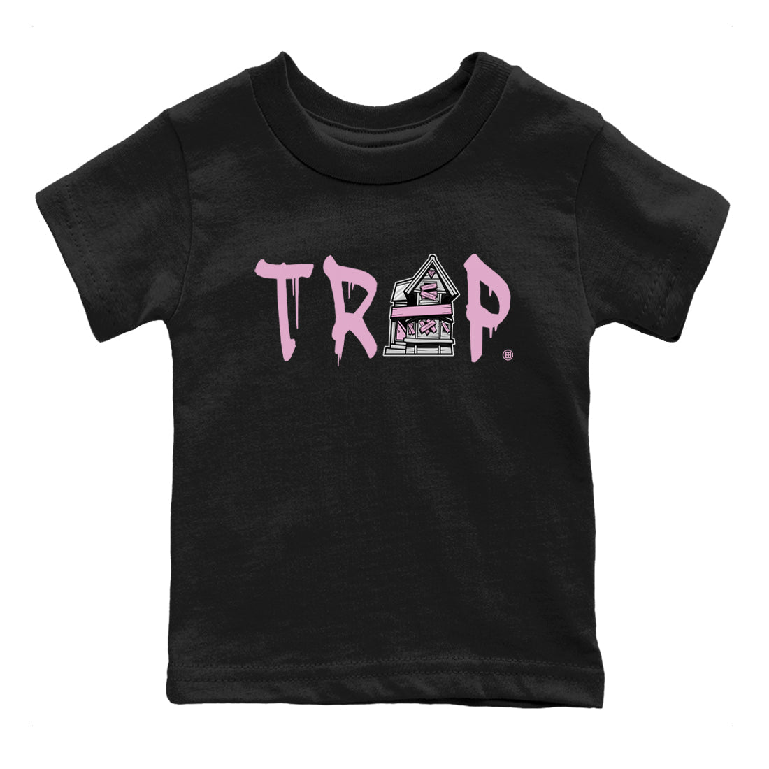 4s Retro Orchid shirts to match jordans Trap House sneaker match tees Air Jordan 4 WMNS Orchid match shoes to clothes SNRT Sneaker Tees Youth Baby Black 2 tee