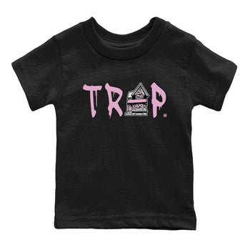 4s Retro Orchid shirts to match jordans Trap House sneaker match tees Air Jordan 4 WMNS Orchid match shoes to clothes SNRT Sneaker Tees Youth Baby Black 2 tee