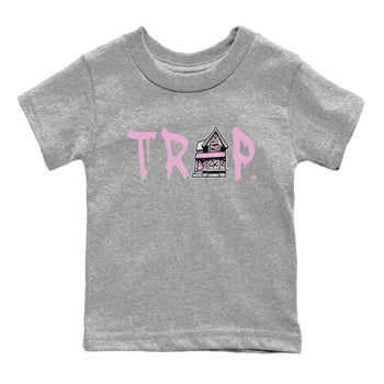 4s Retro Orchid shirts to match jordans Trap House sneaker match tees Air Jordan 4 WMNS Orchid match shoes to clothes SNRT Sneaker Tees Youth Baby Heather Grey 2 tee