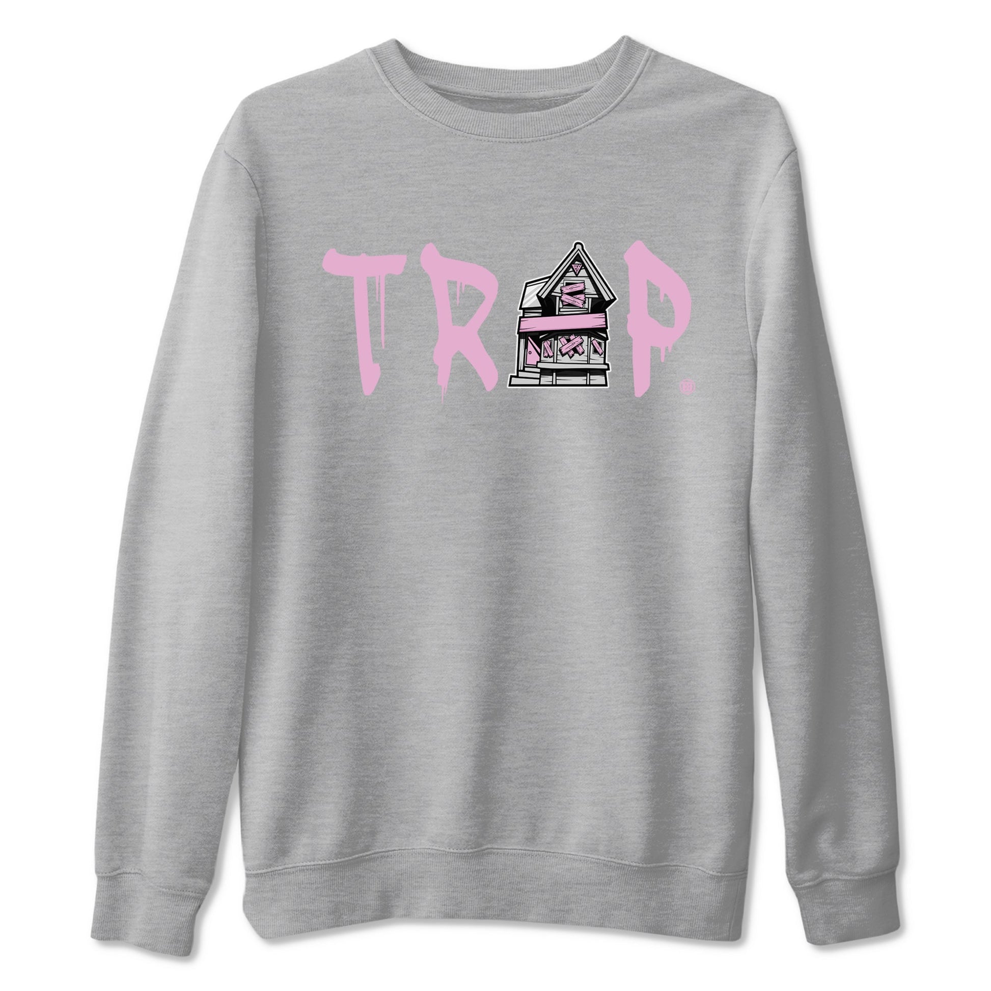 4s Retro Orchid shirts to match jordans Trap House sneaker match tees Air Jordan 4 WMNS Orchid match shoes to clothes SNRT Sneaker Tees unisex cotton Heather Grey 2 shirts