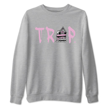 4s Retro Orchid shirts to match jordans Trap House sneaker match tees Air Jordan 4 WMNS Orchid match shoes to clothes SNRT Sneaker Tees unisex cotton Heather Grey 2 shirts