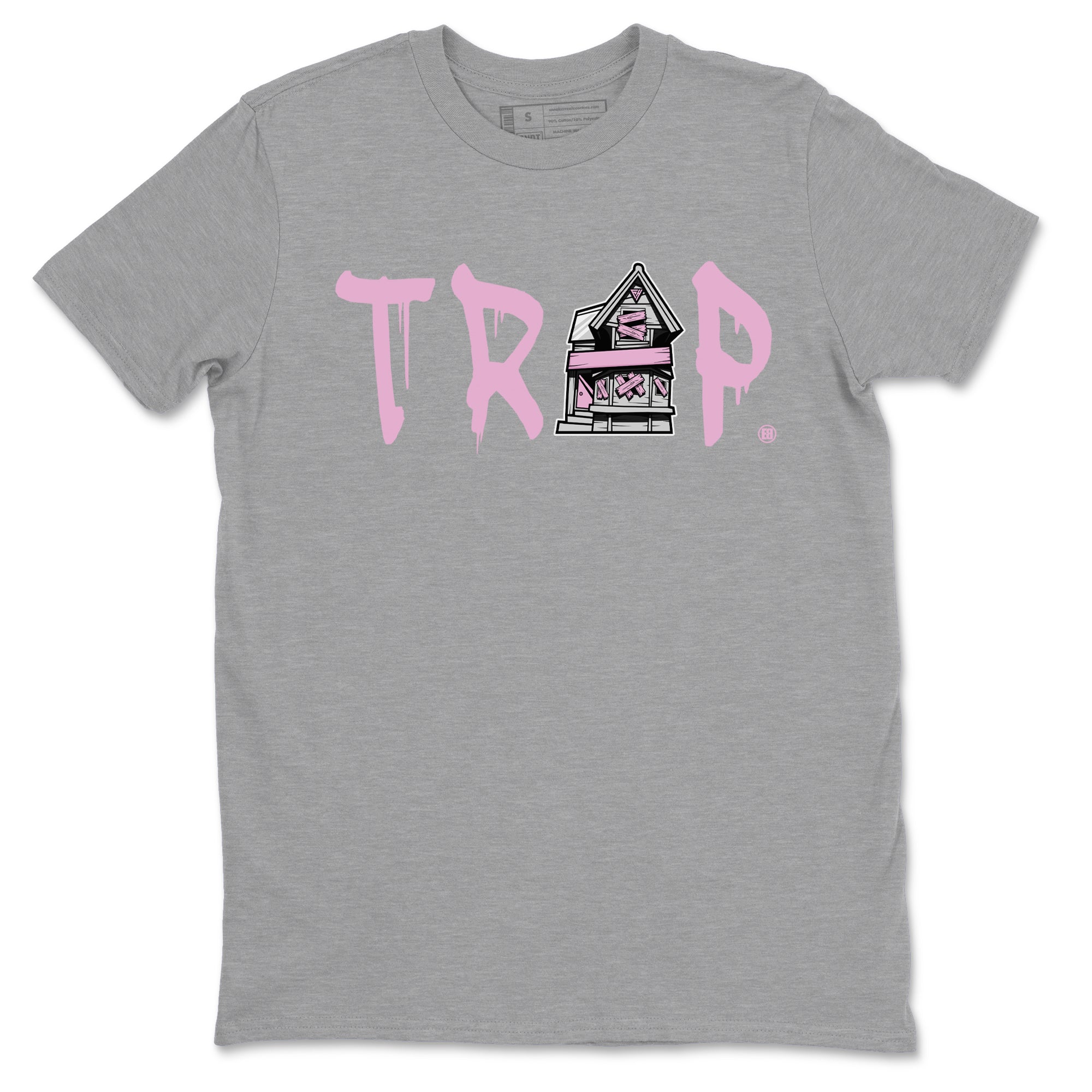 4s Retro Orchid shirts to match jordans Trap House sneaker match tees Air Jordan 4 WMNS Orchid match shoes to clothes SNRT Sneaker Tees unisex cotton Heather Grey 2 shirts