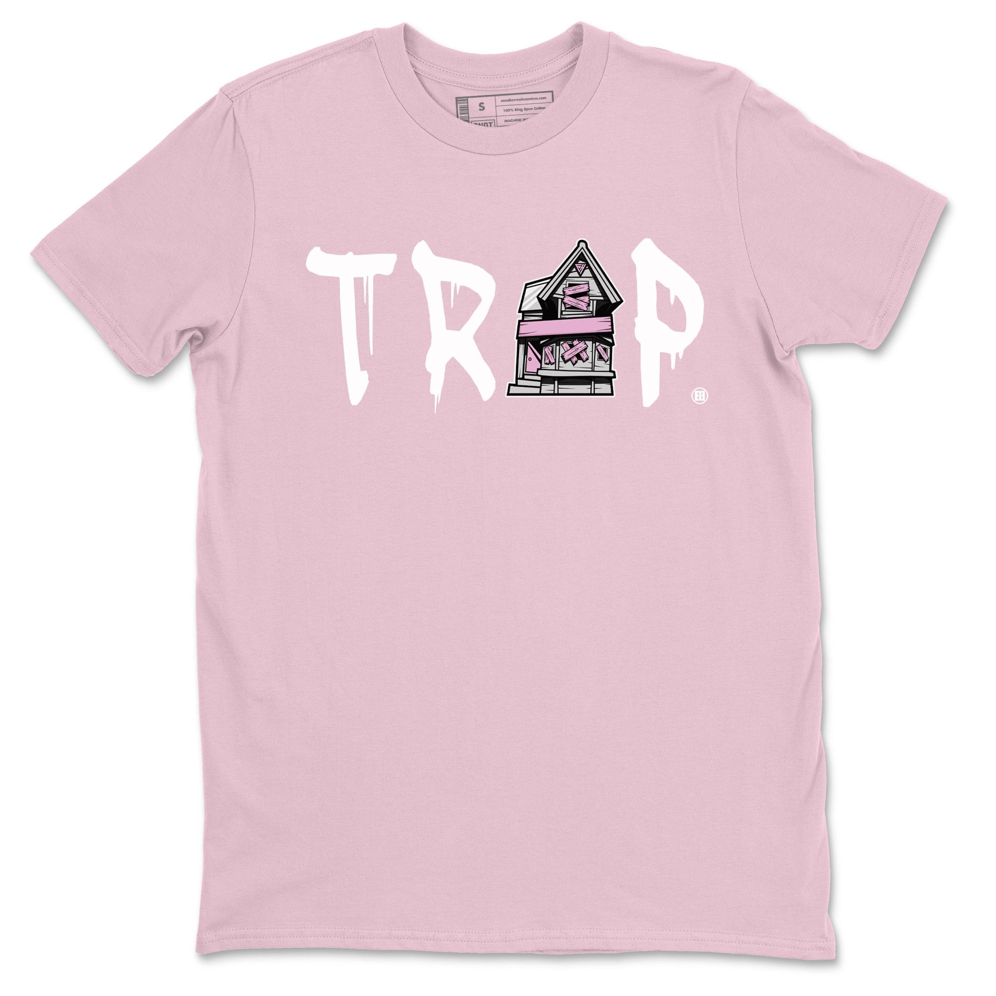 4s Retro Orchid shirts to match jordans Trap House sneaker match tees Air Jordan 4 WMNS Orchid match shoes to clothes SNRT Sneaker Tees unisex cotton Pink 2 shirts
