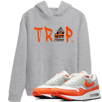 Air Max 1 OG '86 'Summit White and Cosmic Clay shirts to match jordans Trap House sneaker match tees Air Max 1 Cosmic Clay match shoes to clothes SNRT Sneaker Tees unisex cotton Heather Grey 1 shirts