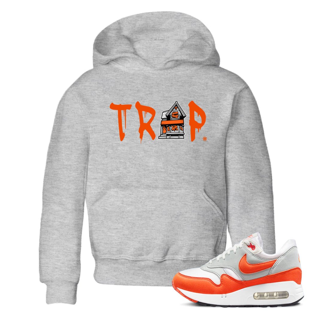 Air Max 1 OG '86 'Summit White and Cosmic Clay shirts to match jordans Trap House sneaker match tees Air Max 1 Cosmic Clay match shoes to clothes SNRT Sneaker Tees Youth Baby Heather Grey 1 tee