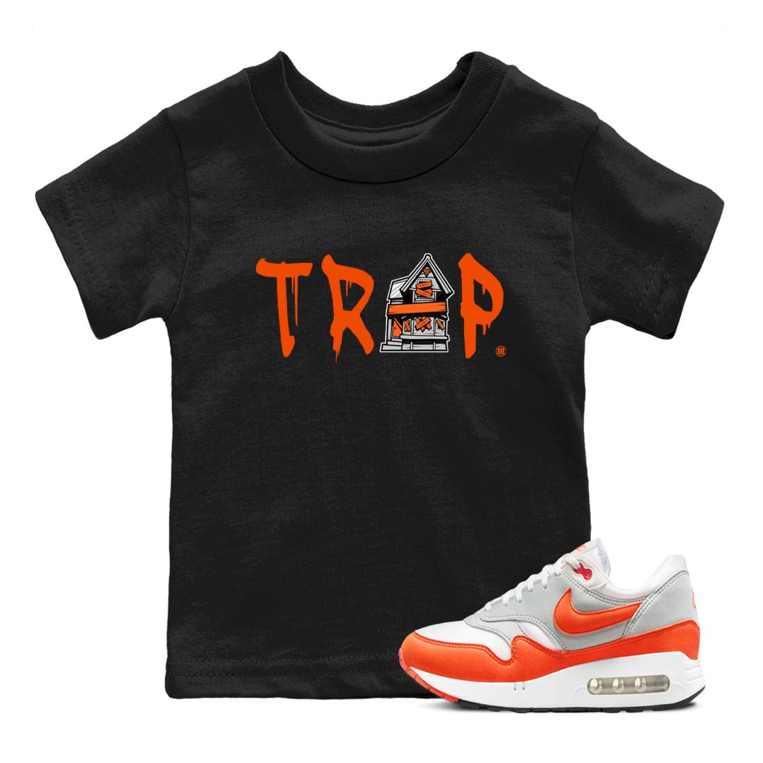 Air Max 1 OG '86 'Summit White and Cosmic Clay shirts to match jordans Trap House sneaker match tees Air Max 1 Cosmic Clay match shoes to clothes SNRT Sneaker Tees Youth Baby Black 1 tee