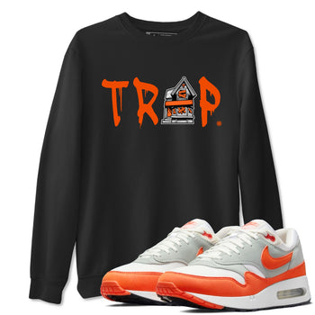Air Max 1 OG '86 'Summit White and Cosmic Clay shirts to match jordans Trap House sneaker match tees Air Max 1 Cosmic Clay match shoes to clothes SNRT Sneaker Tees unisex cotton Black 1 shirts