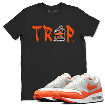 Air Max 1 OG '86 'Summit White and Cosmic Clay shirts to match jordans Trap House sneaker match tees Air Max 1 Cosmic Clay match shoes to clothes SNRT Sneaker Tees unisex cotton Black 1 shirts