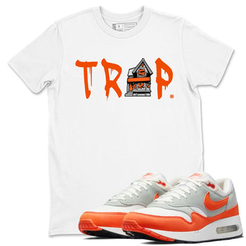 Air Max 1 OG '86 'Summit White and Cosmic Clay shirts to match jordans Trap House sneaker match tees Air Max 1 Cosmic Clay match shoes to clothes SNRT Sneaker Tees unisex cotton White 1 shirts