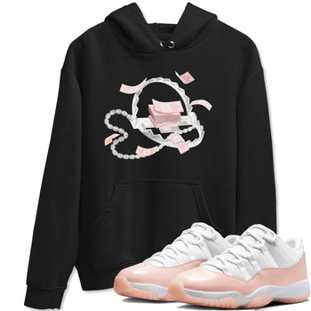 11s Legend Pink shirts to match jordans Trap Money sneaker match tees Air Jordan 11 Legend Pink SNRT Sneaker Tees streetwear brand Black 1 unisex cotton tee