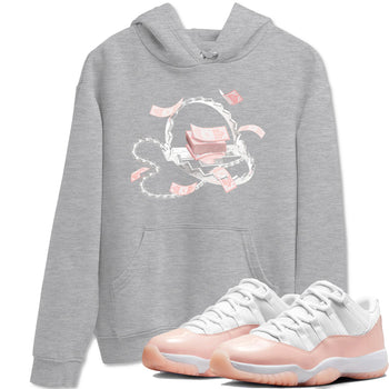 11s Legend Pink shirts to match jordans Trap Money sneaker match tees Air Jordan 11 Legend Pink SNRT Sneaker Tees streetwear brand Heather Grey 1 unisex cotton tee