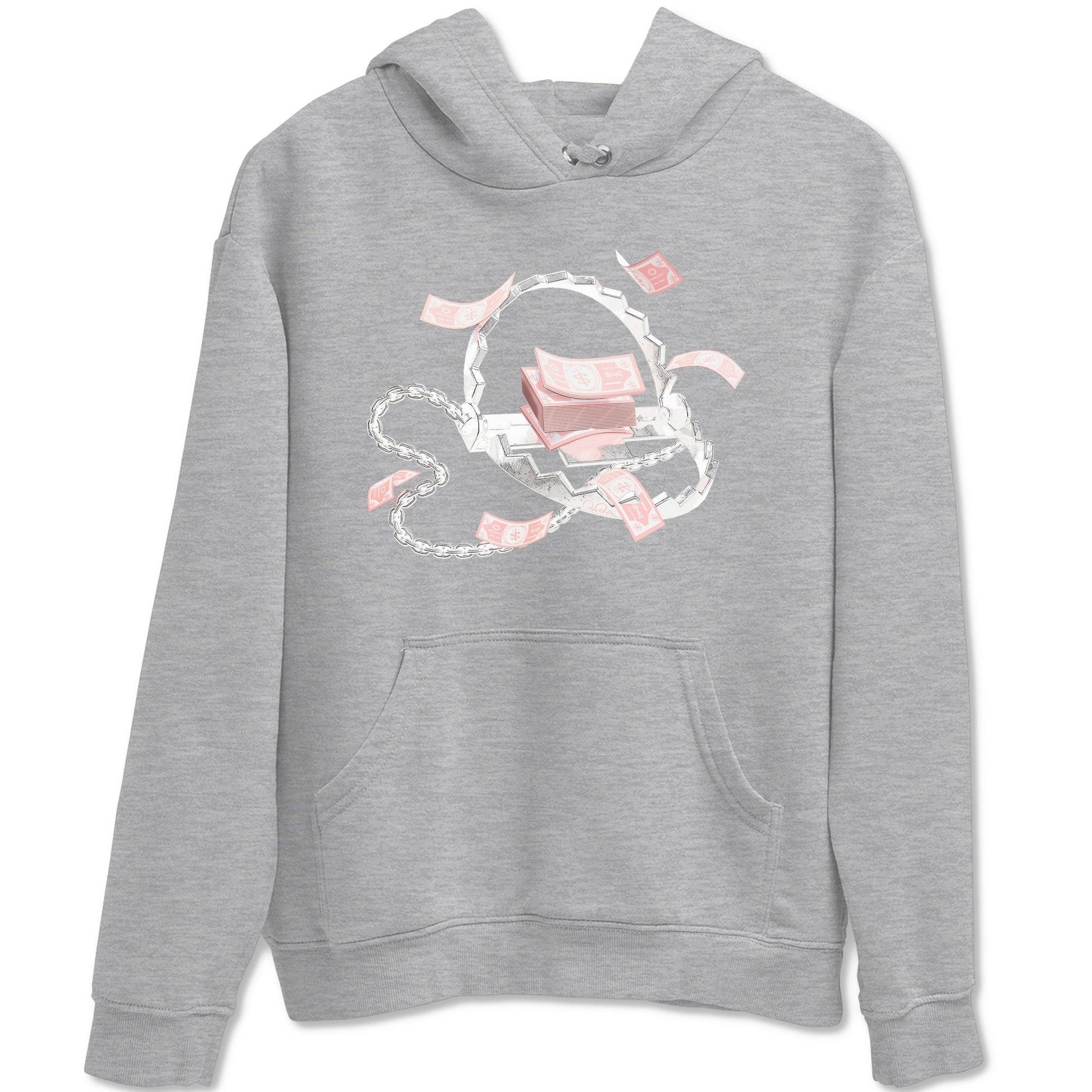11s Legend Pink shirts to match jordans Trap Money sneaker match tees Air Jordan 11 Legend Pink SNRT Sneaker Tees streetwear brand Heather Grey 2 unisex cotton tee