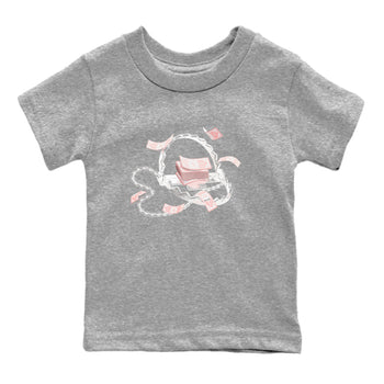 11s Legend Pink shirts to match jordans Trap Money sneaker match tees Air Jordan 11 Legend Pink SNRT Sneaker Tees streetwear brand Baby and Youth Heather Grey 2 cotton tee