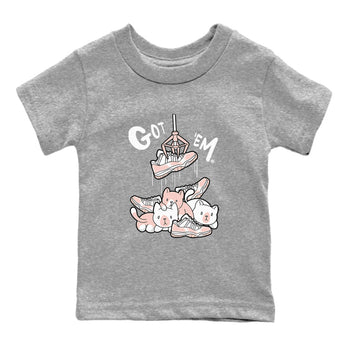 11s Legend Pink shirt to match jordans Treasure Hunter sneaker tees Air Jordan 11 Legend Pink SNRT sneaker release tees baby toddler Heather Grey 2 cotton Shirt
