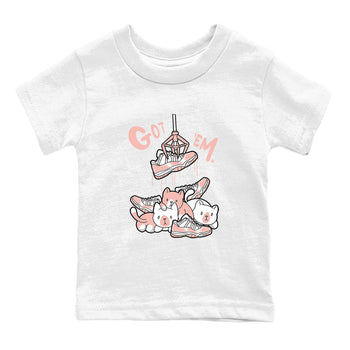11s Legend Pink shirt to match jordans Treasure Hunter sneaker tees Air Jordan 11 Legend Pink SNRT sneaker release tees baby toddler White 2 cotton Shirt