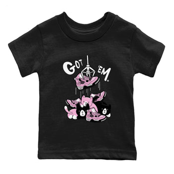 4s Retro Orchid shirts to match jordans Treasure Hunter sneaker match tees Air Jordan 4 WMNS Orchid match shoes to clothes SNRT Sneaker Tees Youth Baby Black 2 tee