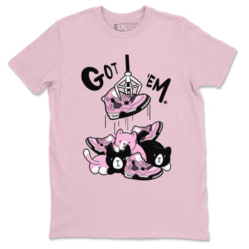 4s Retro Orchid shirts to match jordans Treasure Hunter sneaker match tees Air Jordan 4 WMNS Orchid match shoes to clothes SNRT Sneaker Tees unisex cotton Pink 2 shirts