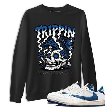 Sneaker match tees – Sneaker Tees To Match Air Jordan 1 Travis Scott Fragment Shoes – Trippin Tee Black 1