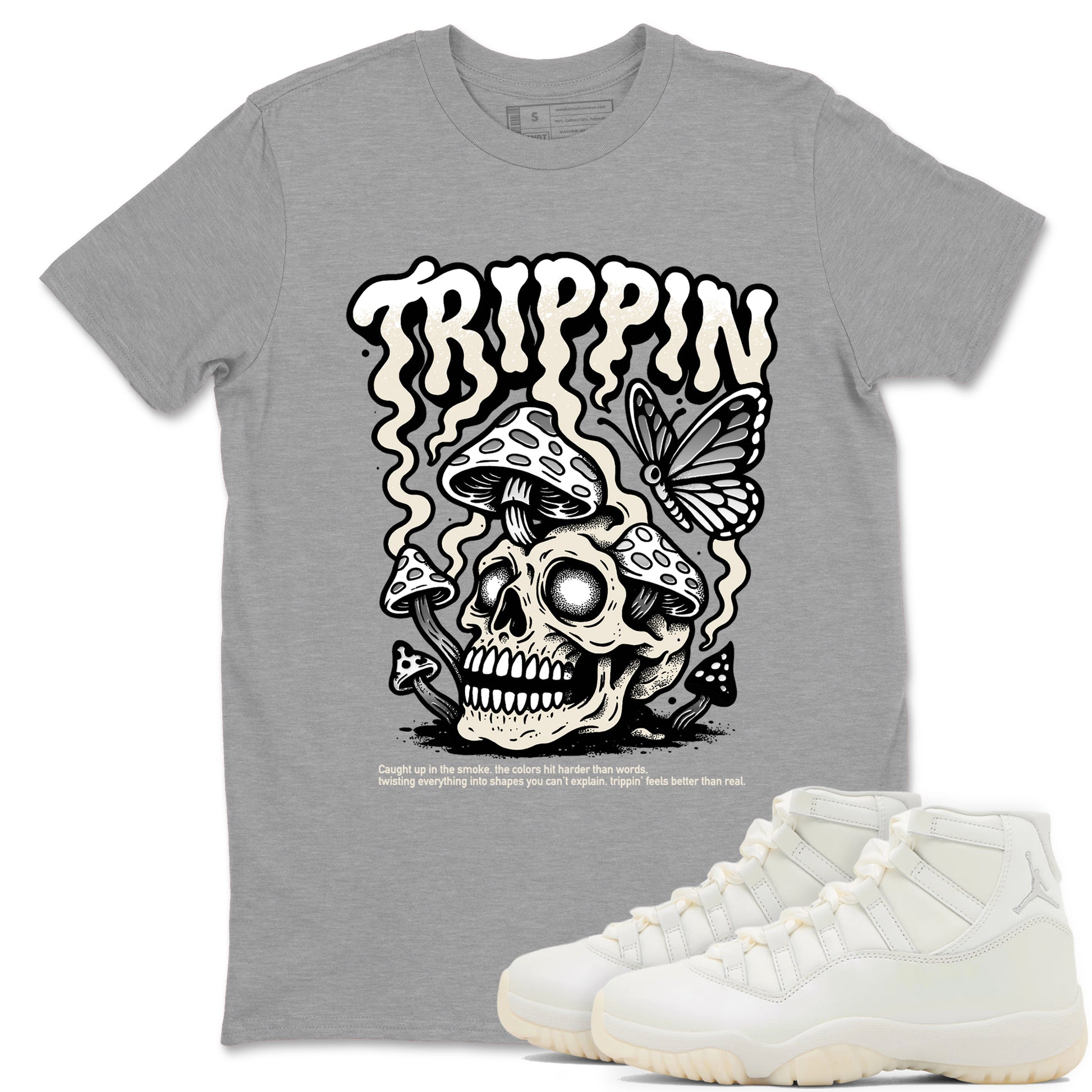 Trippin SNRT Sneaker Tees - Air Jordan 11 Pearl - SNRT Sneaker T-shirts