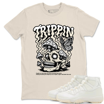Trippin SNRT Sneaker Tees - Air Jordan 11 Pearl - SNRT Sneaker T-shirts