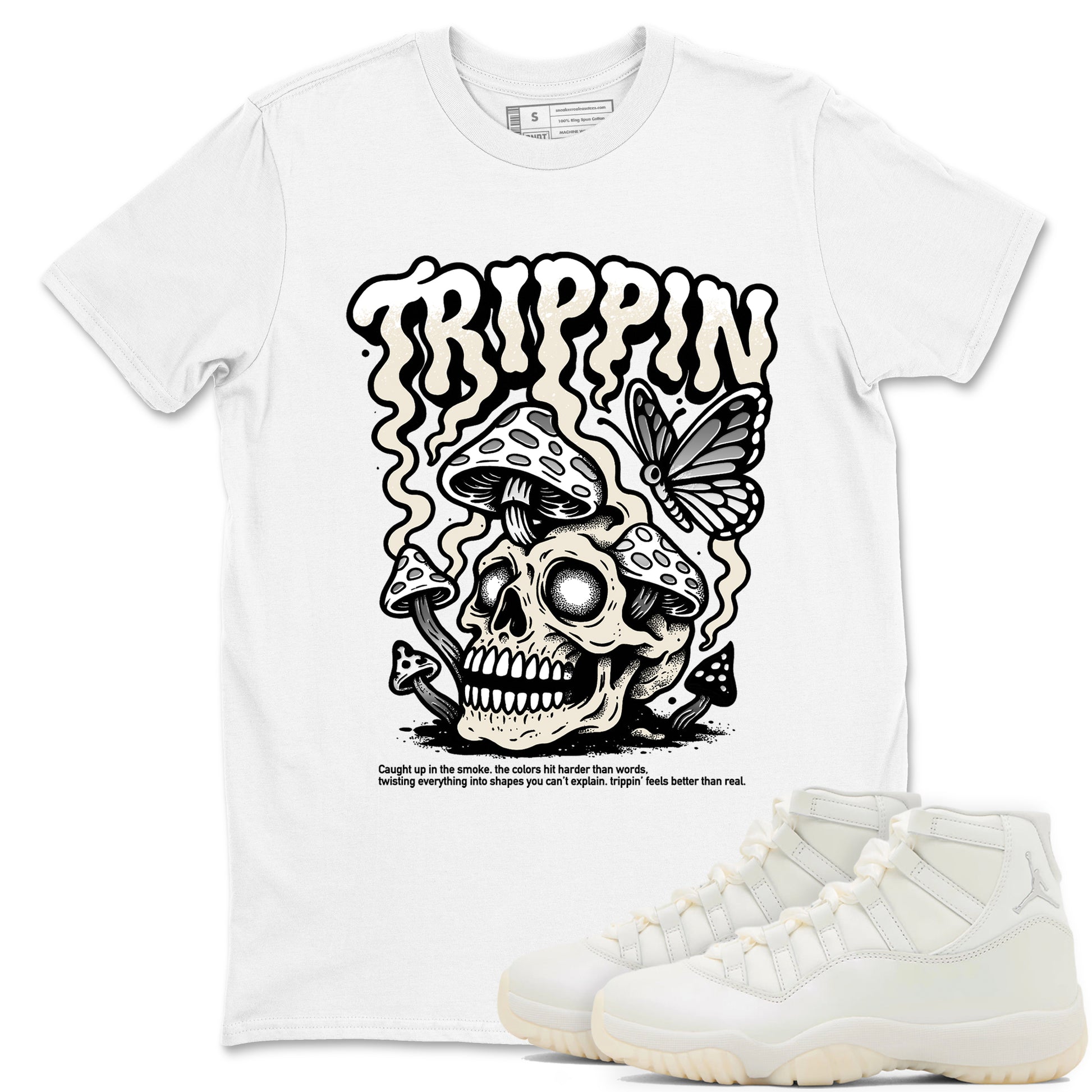 Trippin SNRT Sneaker Tees - Air Jordan 11 Pearl - SNRT Sneaker T-shirts