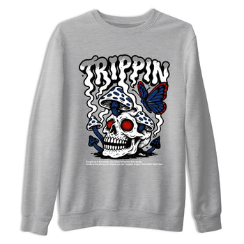 Sneaker match tees – Sneaker Tees To Match Air Jordan 11 Rare Air Shoes – Trippin Tee Heather Grey 2