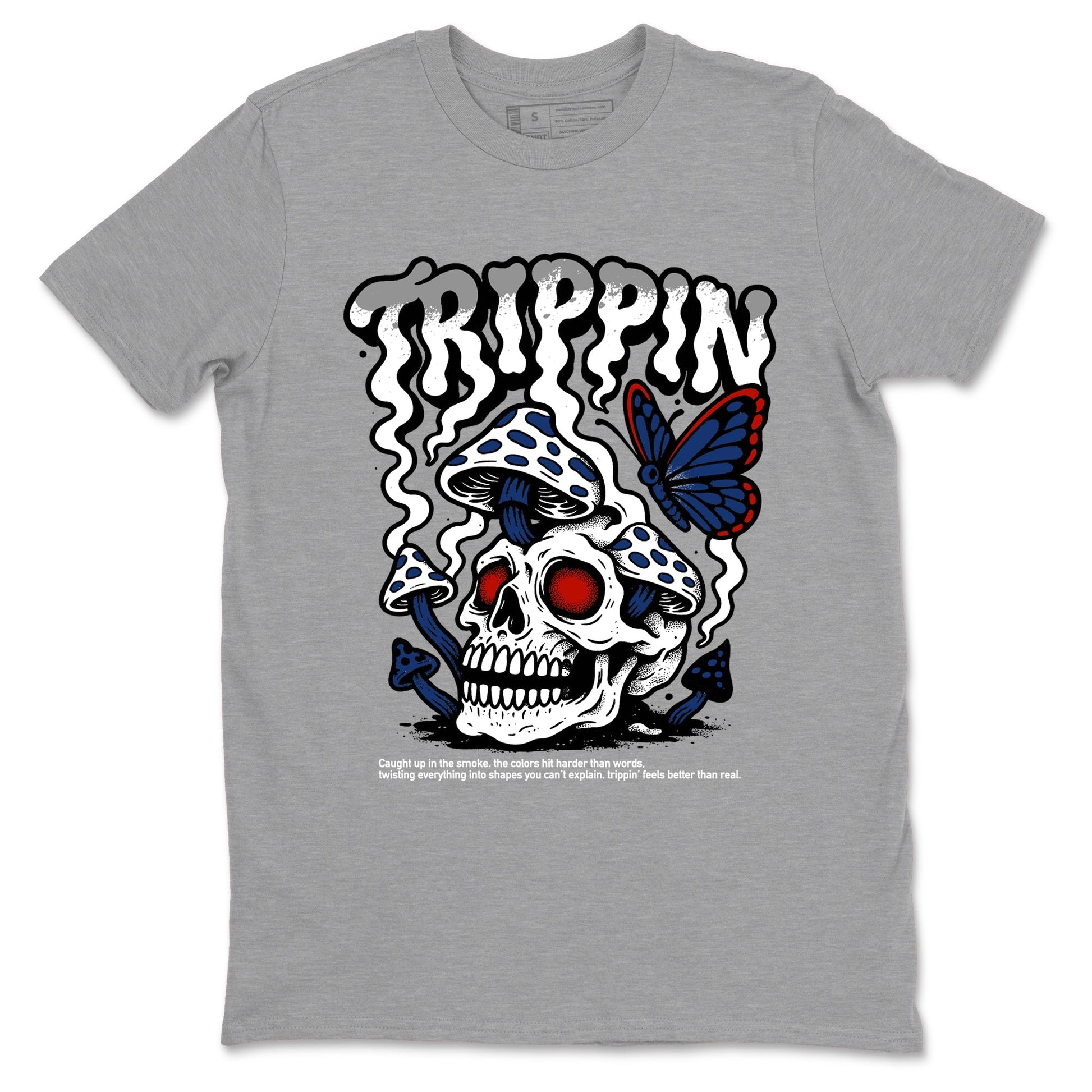 Sneaker match tees – Sneaker Tees To Match Air Jordan 11 Rare Air Shoes – Trippin Tee Heather Grey 2
