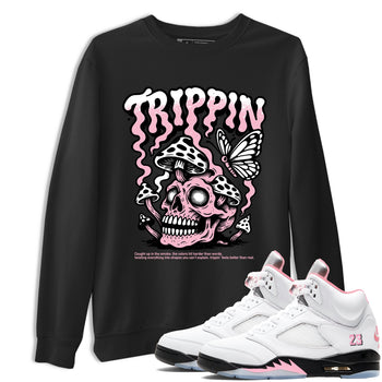 Sneaker match tees – Sneaker Tees To Match Air Jordan 5 35th Anniversary Shoes – Trippin Tee Black 1