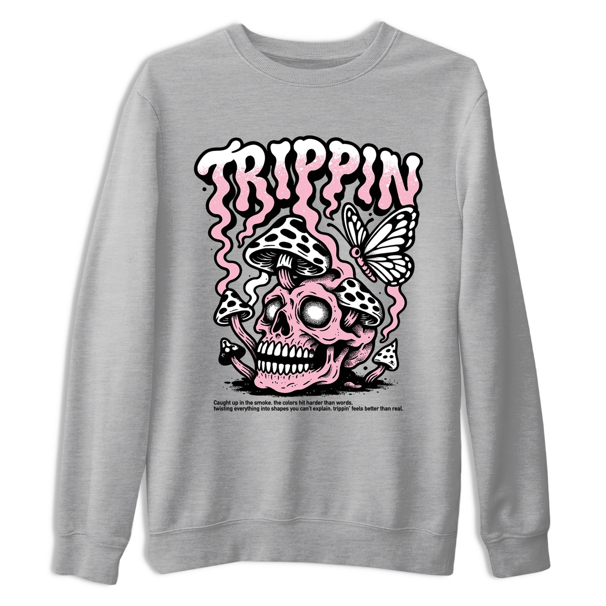 Sneaker match tees – Sneaker Tees To Match Air Jordan 5 35th Anniversary Shoes – Trippin Tee Heather Grey 2