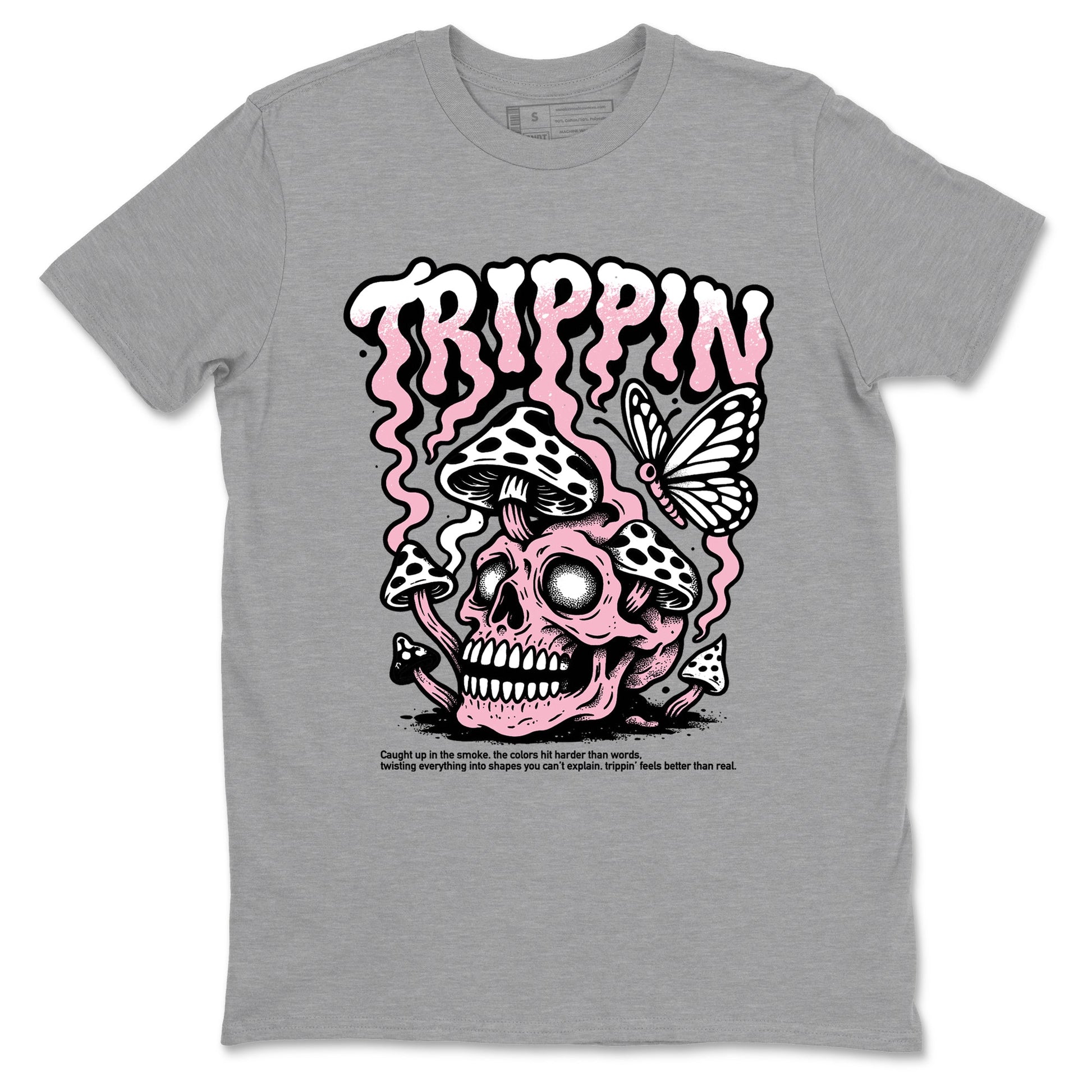 Sneaker match tees – Sneaker Tees To Match Air Jordan 5 35th Anniversary Shoes – Trippin Tee Heather Grey 2
