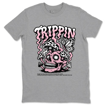 Sneaker match tees – Sneaker Tees To Match Air Jordan 5 35th Anniversary Shoes – Trippin Tee Heather Grey 2
