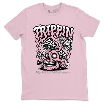 Sneaker match tees – Sneaker Tees To Match Air Jordan 5 35th Anniversary Shoes – Trippin Tee Pink 2