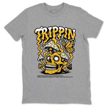 Sneaker match tees – Sneaker Tees To Match Air Jordan 5 Tokyo Shoes – Trippin Tee Heather Grey 2
