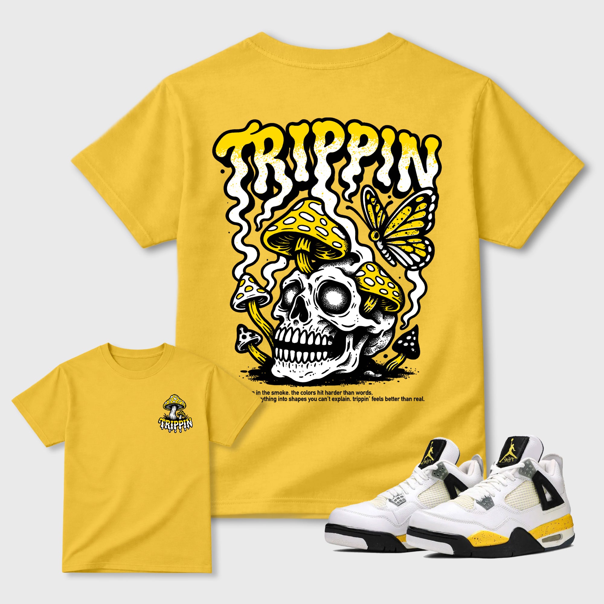 Trippin Graphic T-Shirt featuring original streetwear artwork designed to match the . Daisy Graphic T-Shirt.