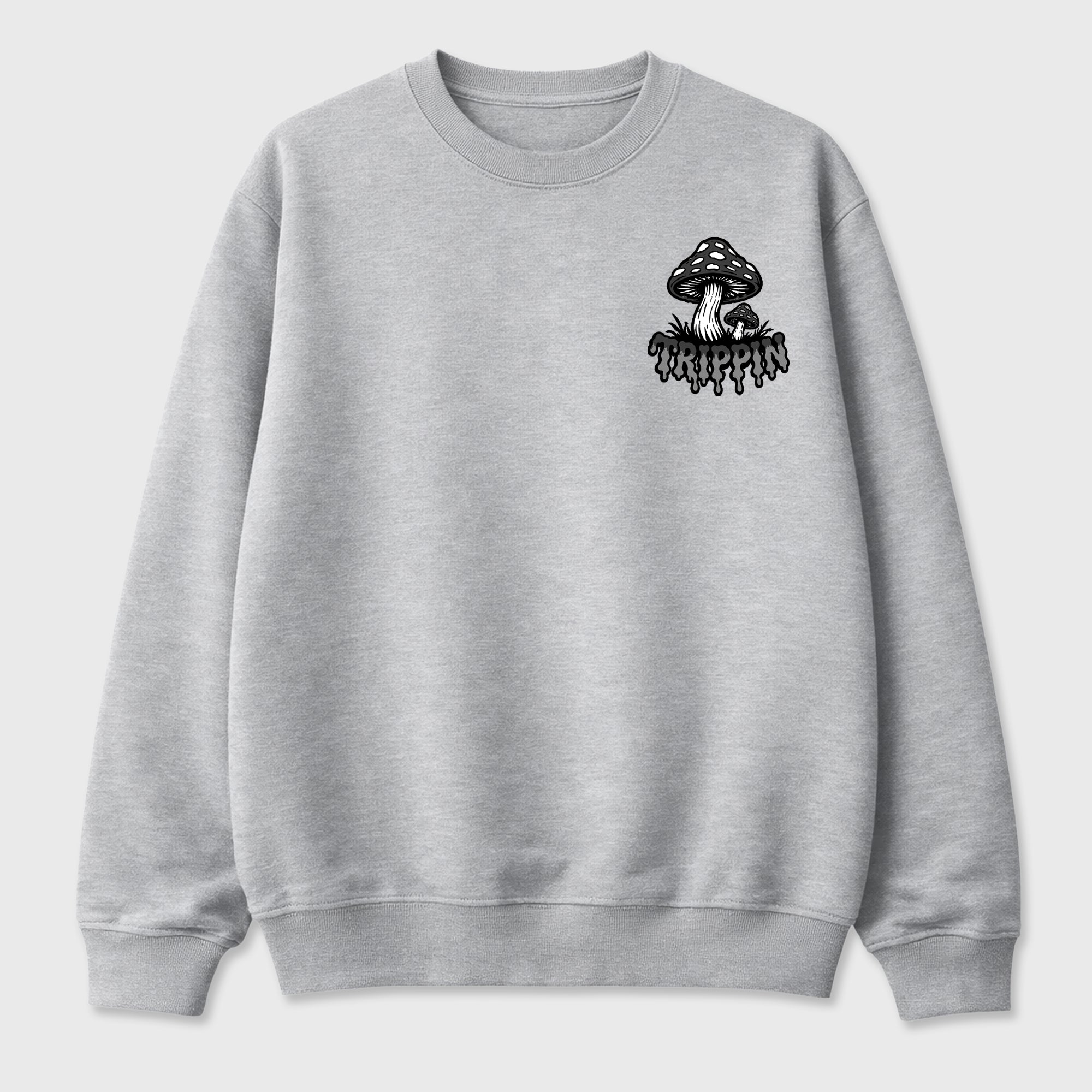 Trippin Graphic T-Shirt featuring original streetwear artwork designed to match the . Heather Grey Graphic Tee.