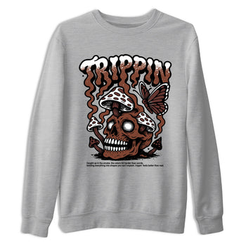 Sneaker match tees – Sneaker Tees To Match Dunk Low Football Shoes – Trippin Tee Heather Grey 2
