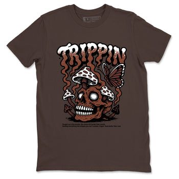 Sneaker match tees – Sneaker Tees To Match Dunk Low Football Shoes – Trippin Tee Dark Chocolate 2
