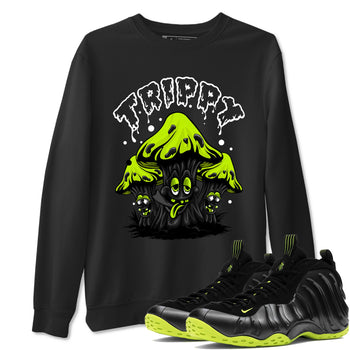Foams One Black Volt shirts to match jordans Trippy sneaker match tees Air Foamposite One Black and Volt match shoes to clothes SNRT Sneaker Tees unisex cotton Black 1 shirts