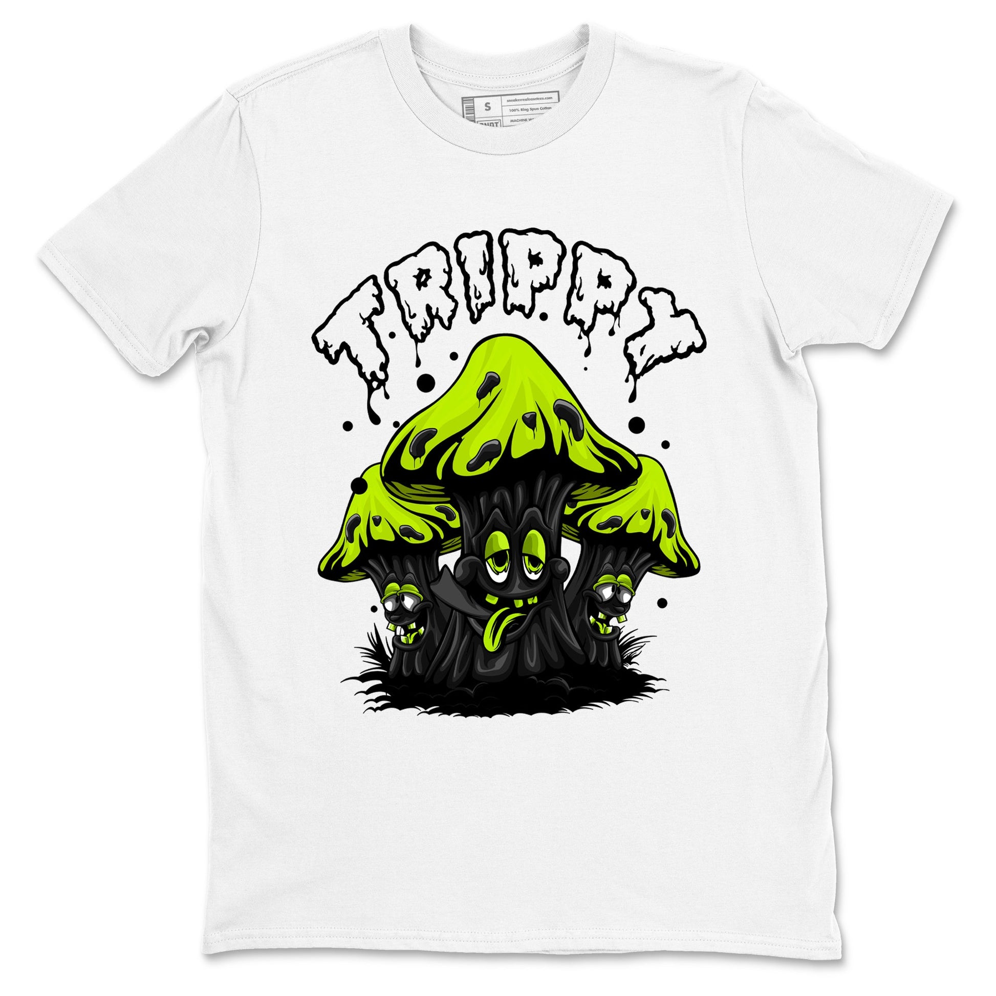 Foams One Black Volt shirts to match jordans Trippy sneaker match tees Air Foamposite One Black and Volt match shoes to clothes SNRT Sneaker Tees unisex cotton White 2 shirts