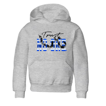 Air Foamposite One Royal shirts to match jordans Trust No One sneaker match tees Air Foamposite One Royal SNRT Sneaker Release Tees Youth Baby Heather Grey 2 crew neck shirts