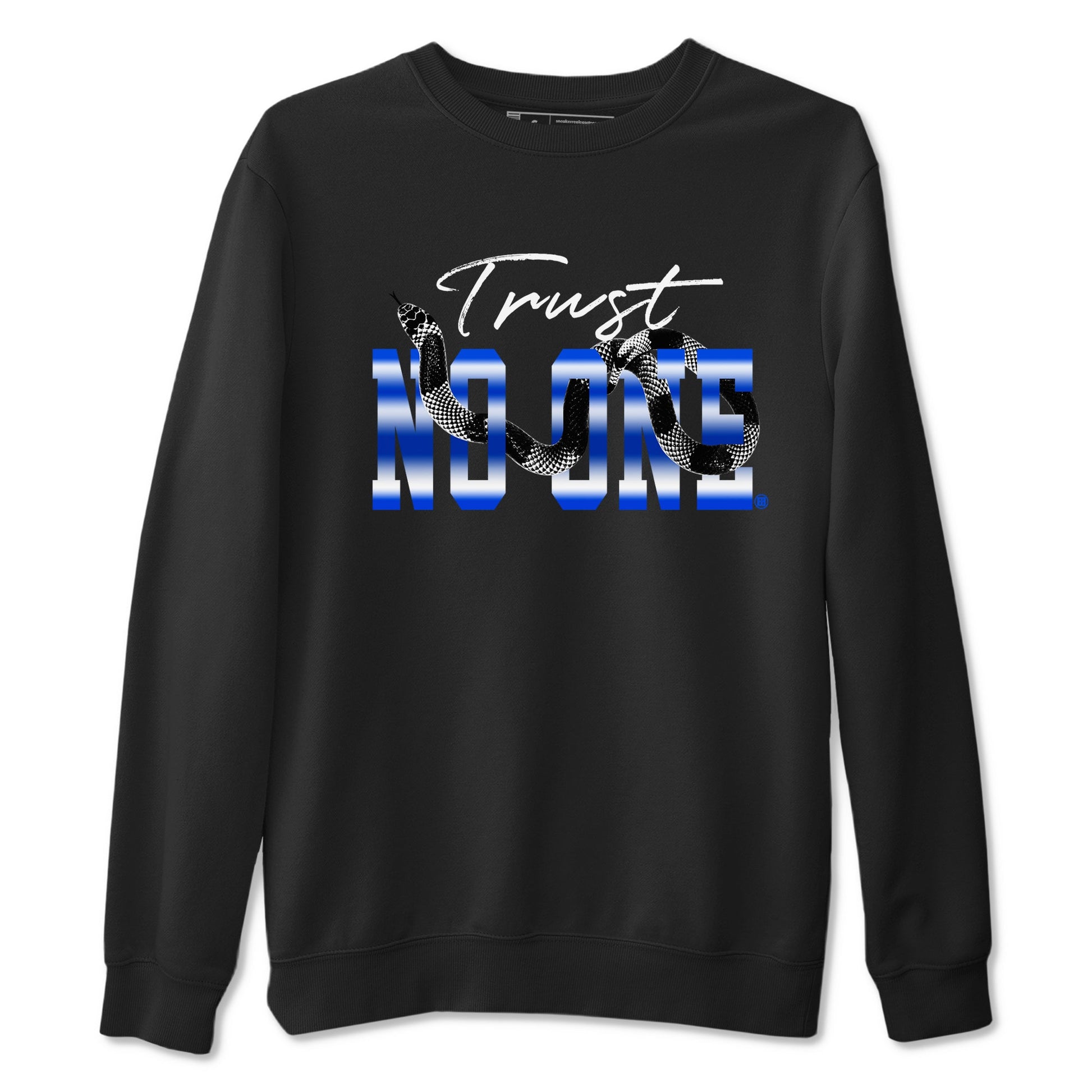 Air Foamposite One Royal shirts to match jordans Trust No One sneaker match tees Air Foamposite One Royal SNRT Sneaker Release Tees unisex cotton Black 2 crew neck shirts